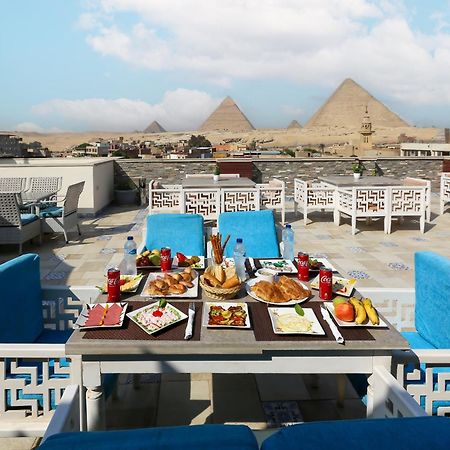 Pyramid Edge Hotel Kafret el-Gabal Eksteriør billede