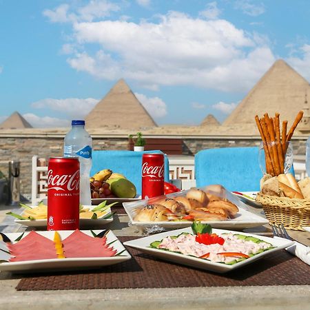 Pyramid Edge Hotel Kafret el-Gabal Eksteriør billede