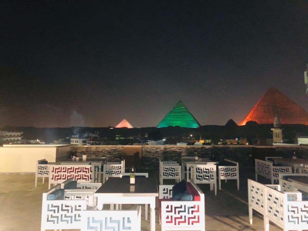 Pyramid Edge Hotel Kafret el-Gabal Eksteriør billede