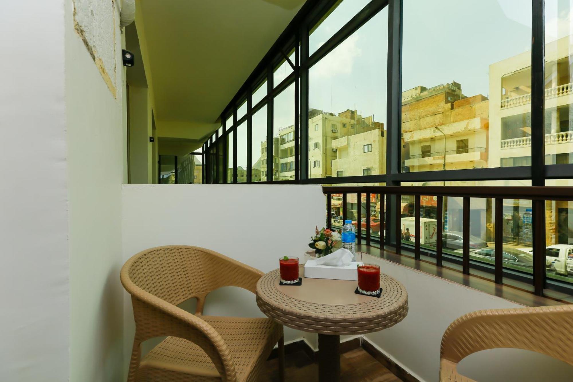 Pyramid Edge Hotel Kafret el-Gabal Eksteriør billede