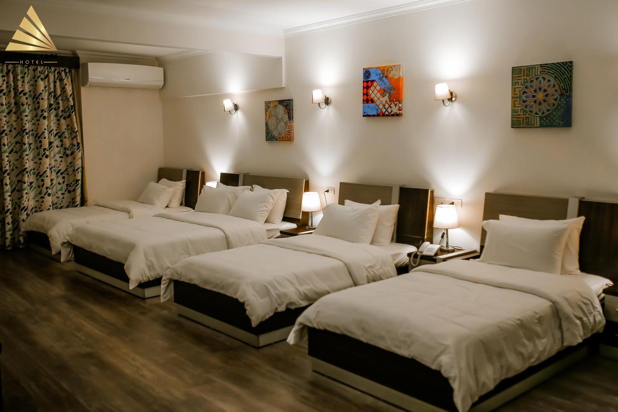 Pyramid Edge Hotel Kafret el-Gabal Eksteriør billede