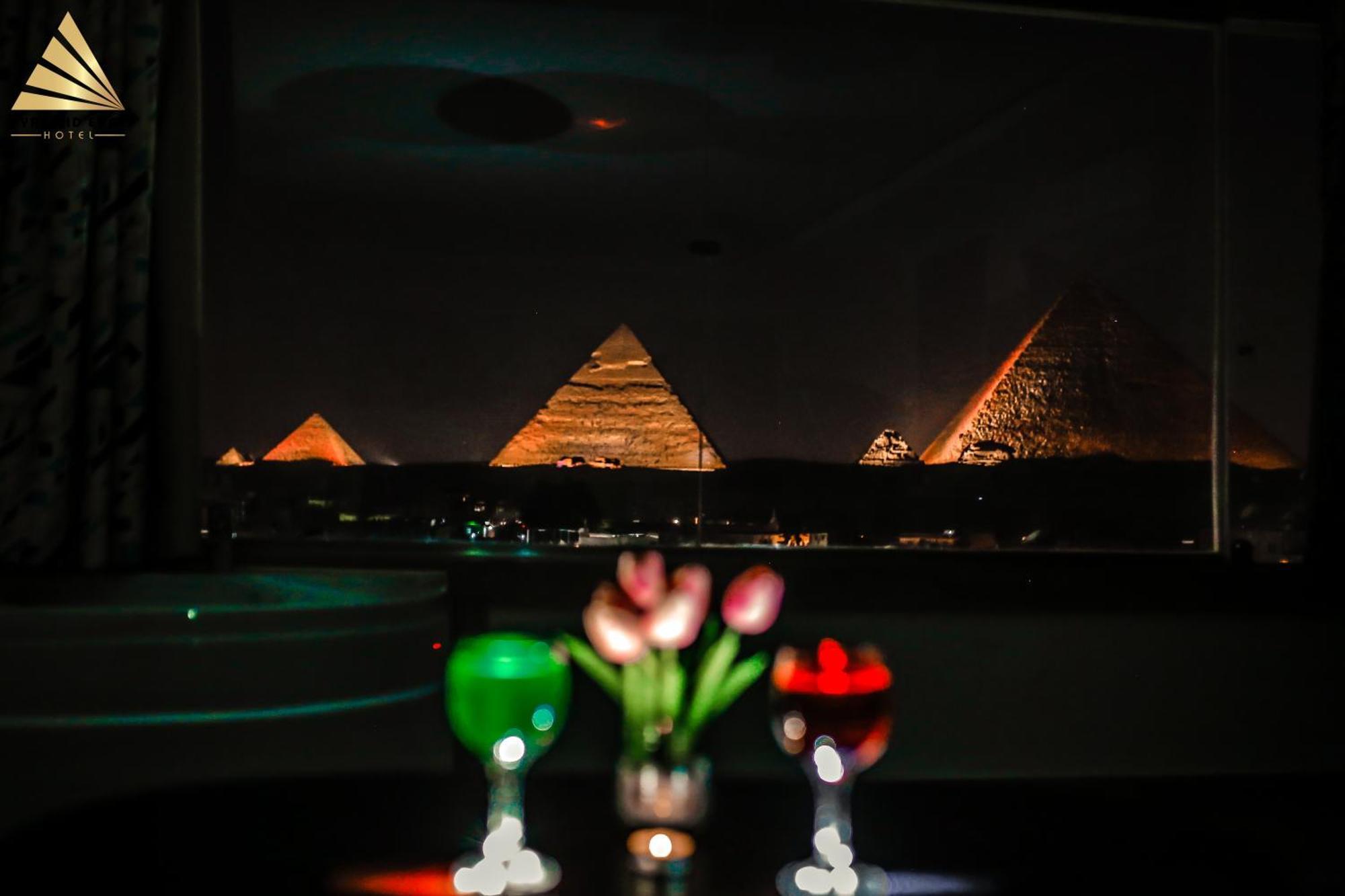 Pyramid Edge Hotel Kafret el-Gabal Eksteriør billede