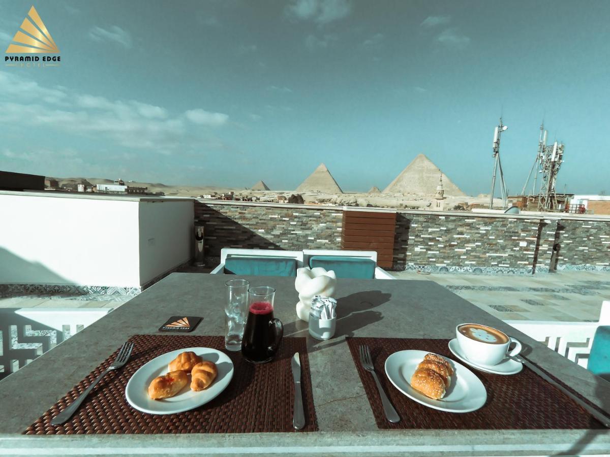 Pyramid Edge Hotel Kafret el-Gabal Eksteriør billede