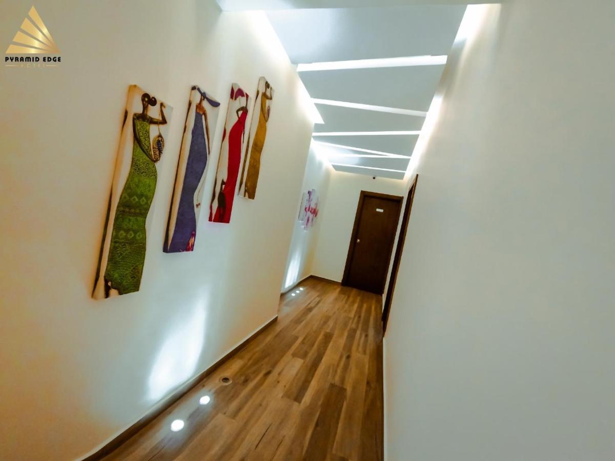 Pyramid Edge Hotel Kafret el-Gabal Eksteriør billede