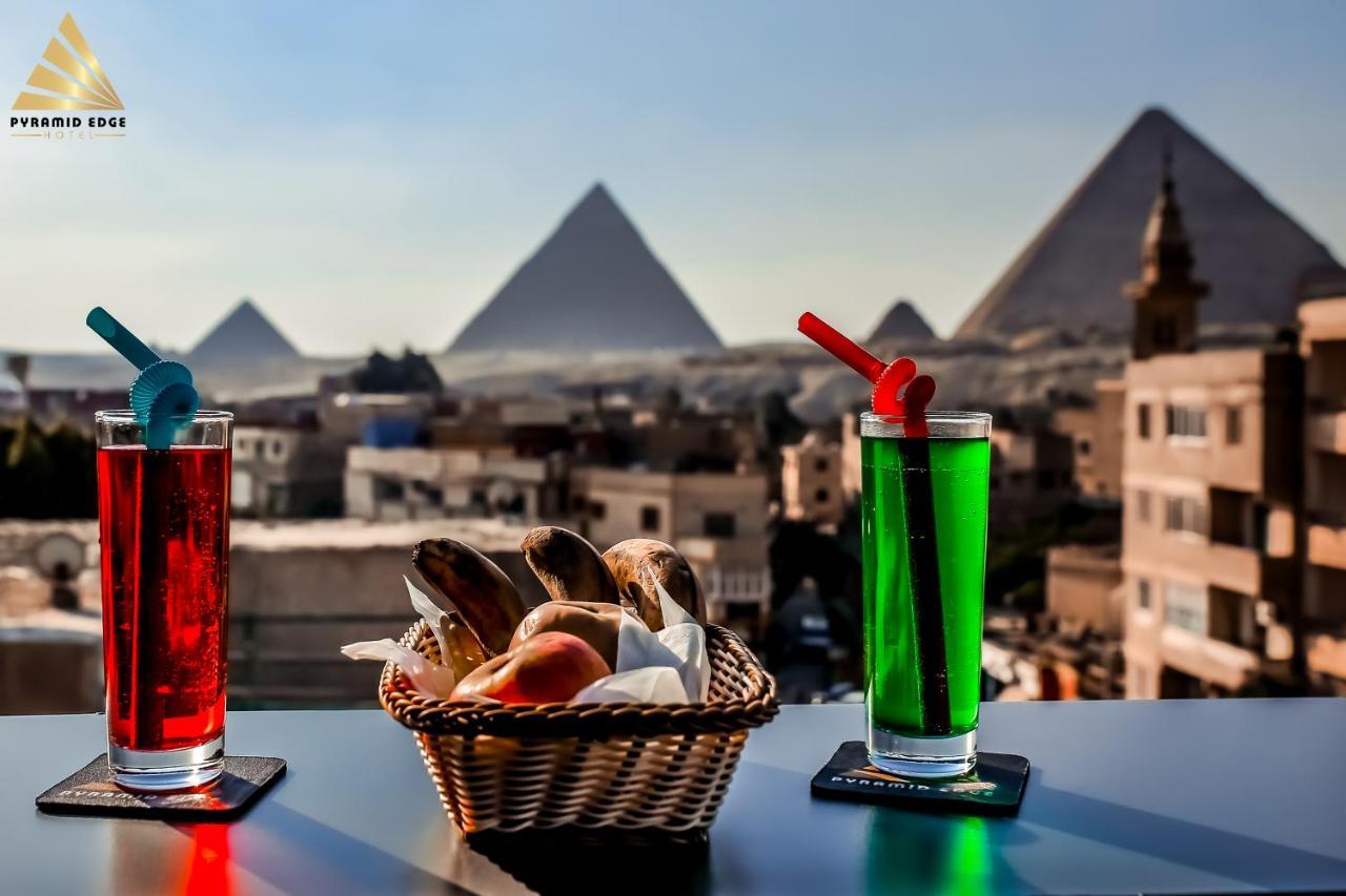 Pyramid Edge Hotel Kafret el-Gabal Eksteriør billede